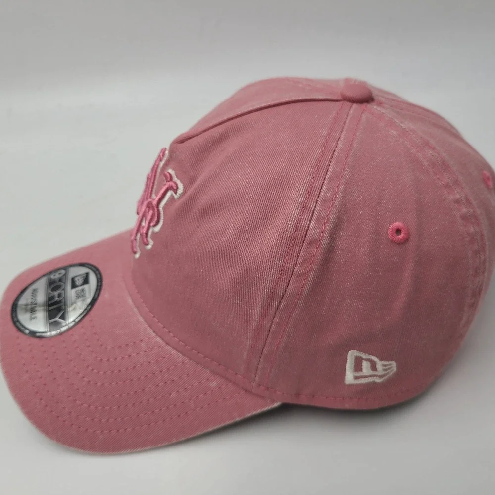 Women New York Mets Hat Snapback New Era 9Forty Pink White MLB Baseball A-Frame